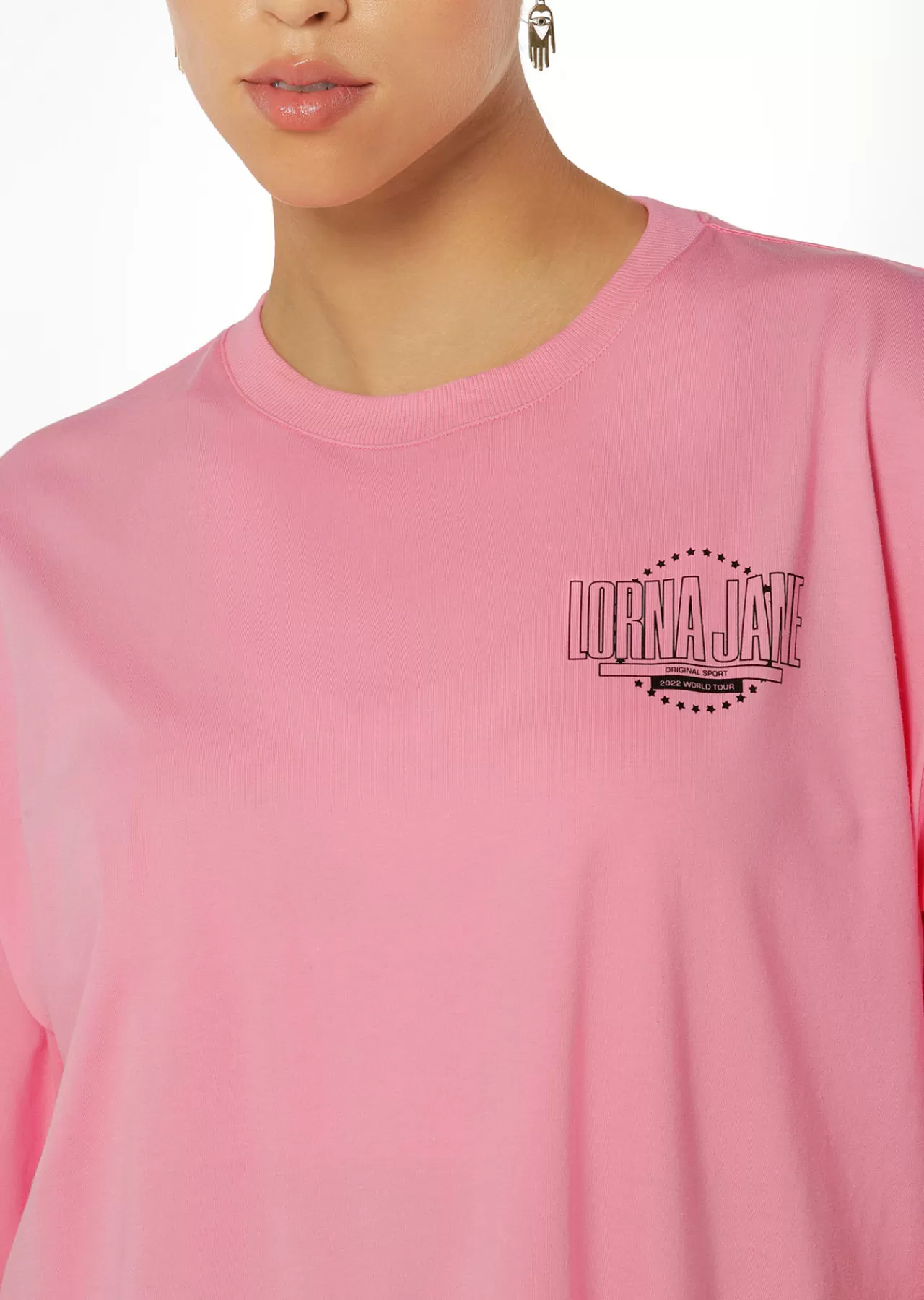 Women Lorna Jane Maternity>2022 World Tour Boyfriend Tee