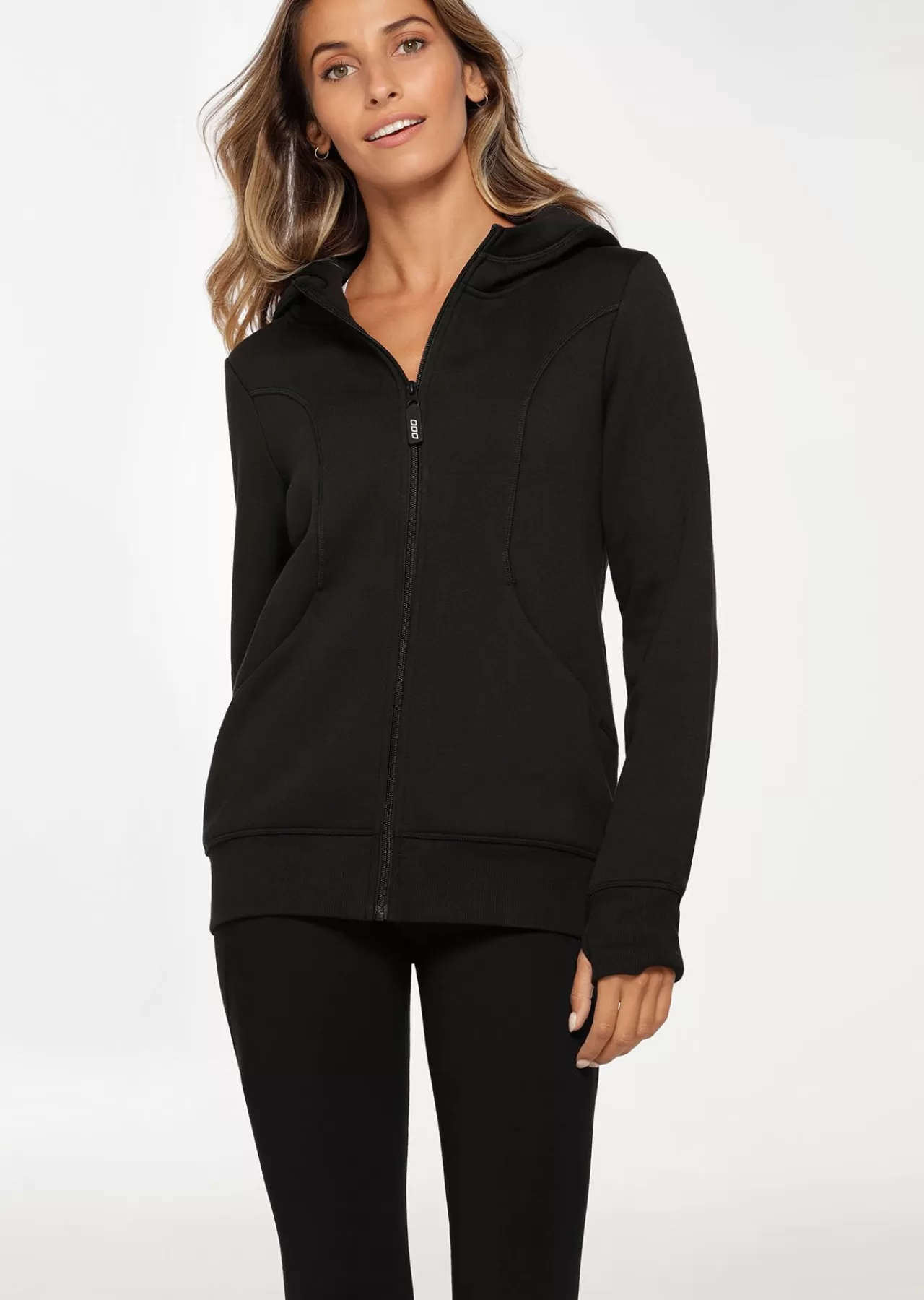 Women Lorna Jane Outerwear>Classic Zip Thru Hoodie Jacket