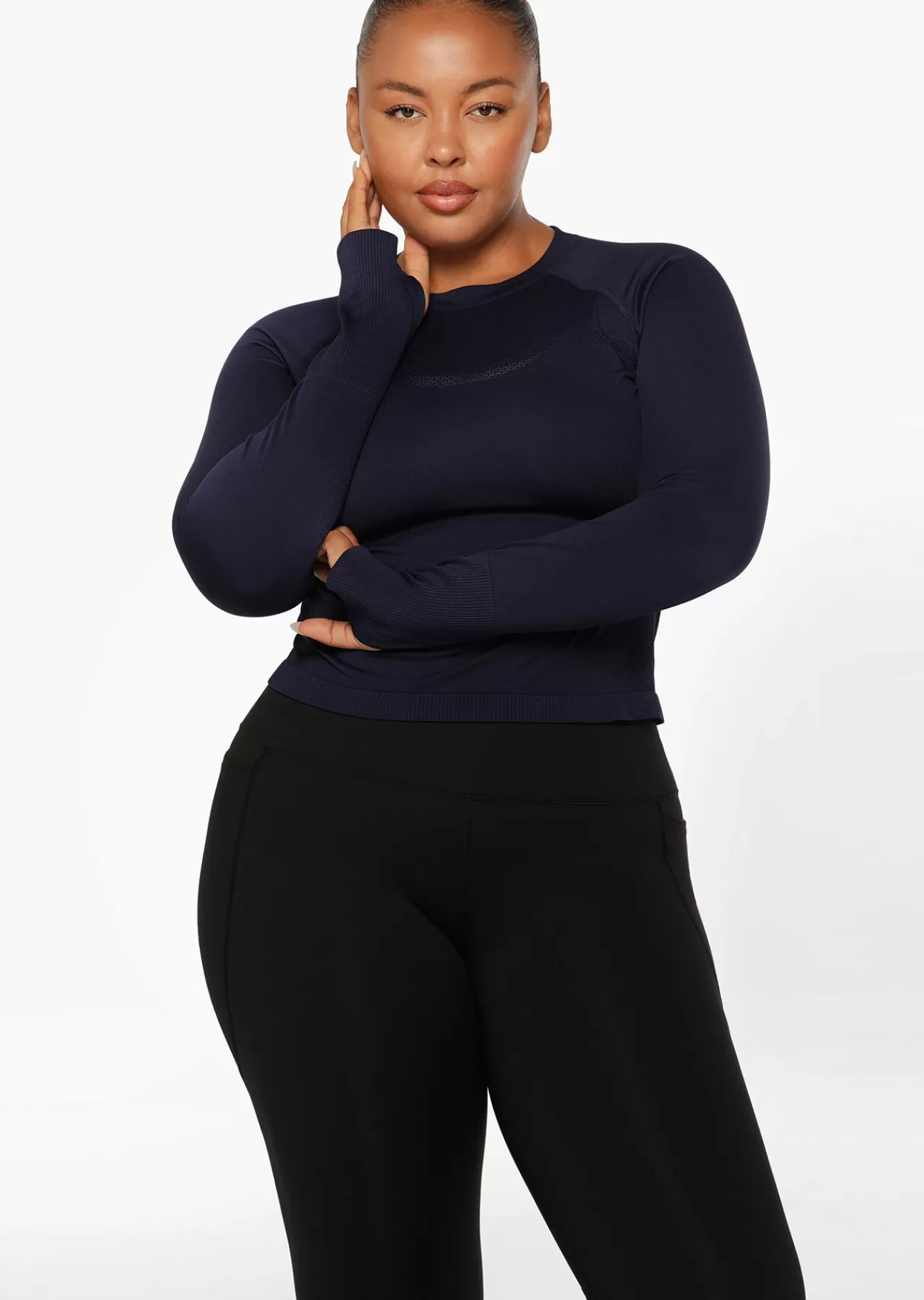 Women Lorna Jane Tops>Energised Seamless Long Sleeve Top