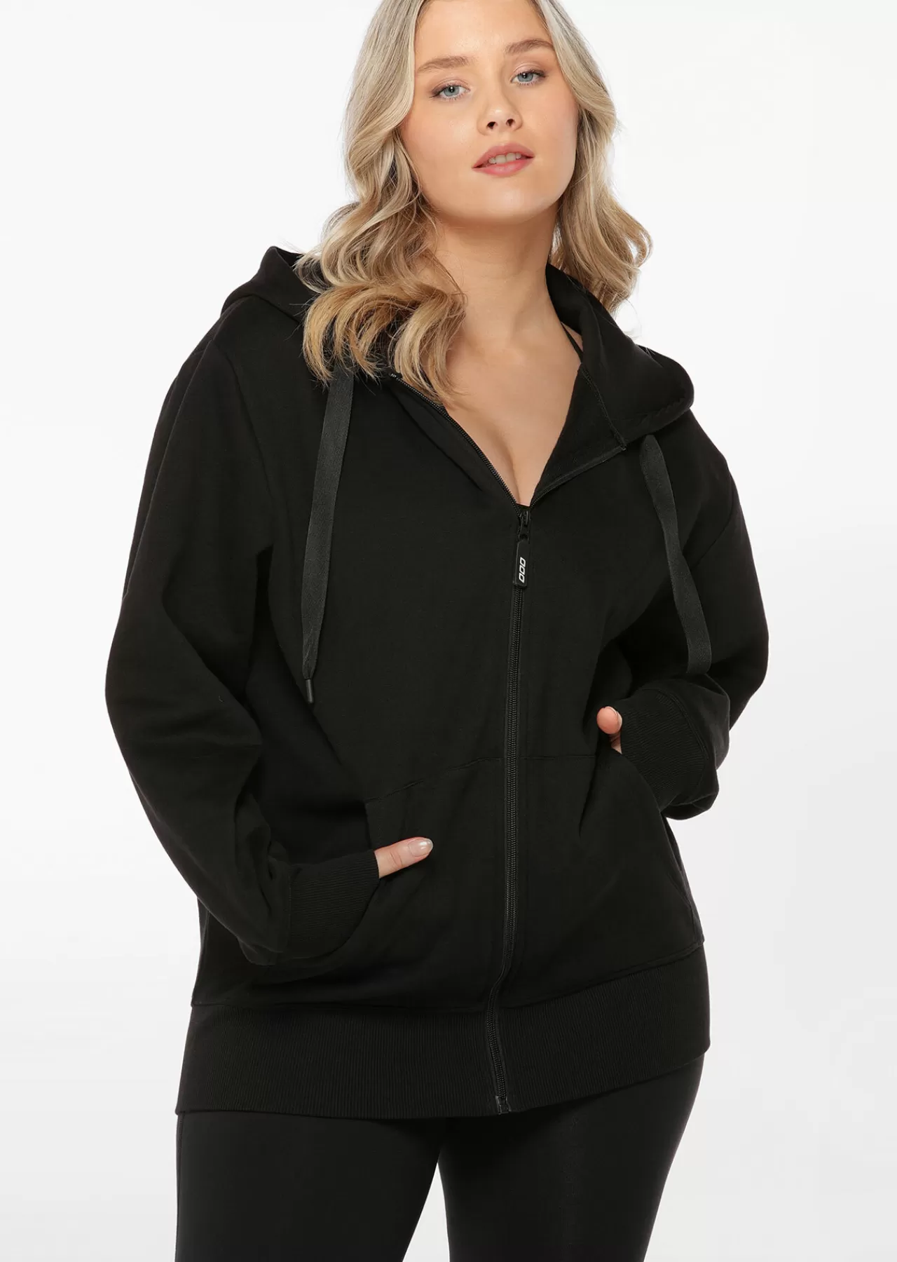 Women Lorna Jane Outerwear>Fleece Zip Through Hoodie