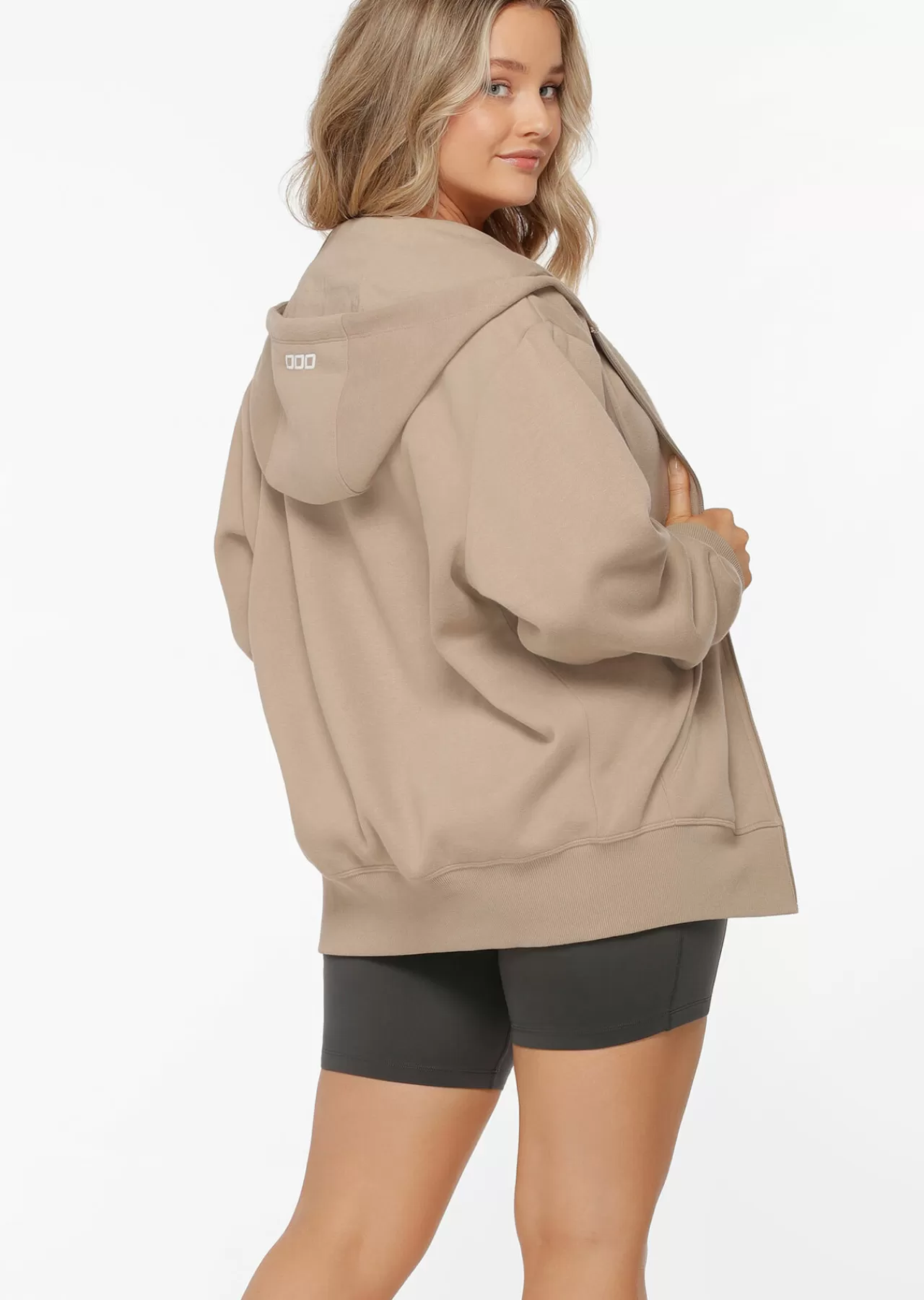 Women Lorna Jane Outerwear>Fleece Zip Through Hoodie