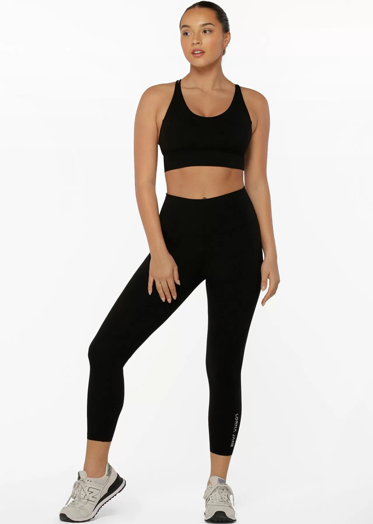 Women Lorna Jane Tights And Leggings>Hi-Fold Lotus Ankle Biter Leggings