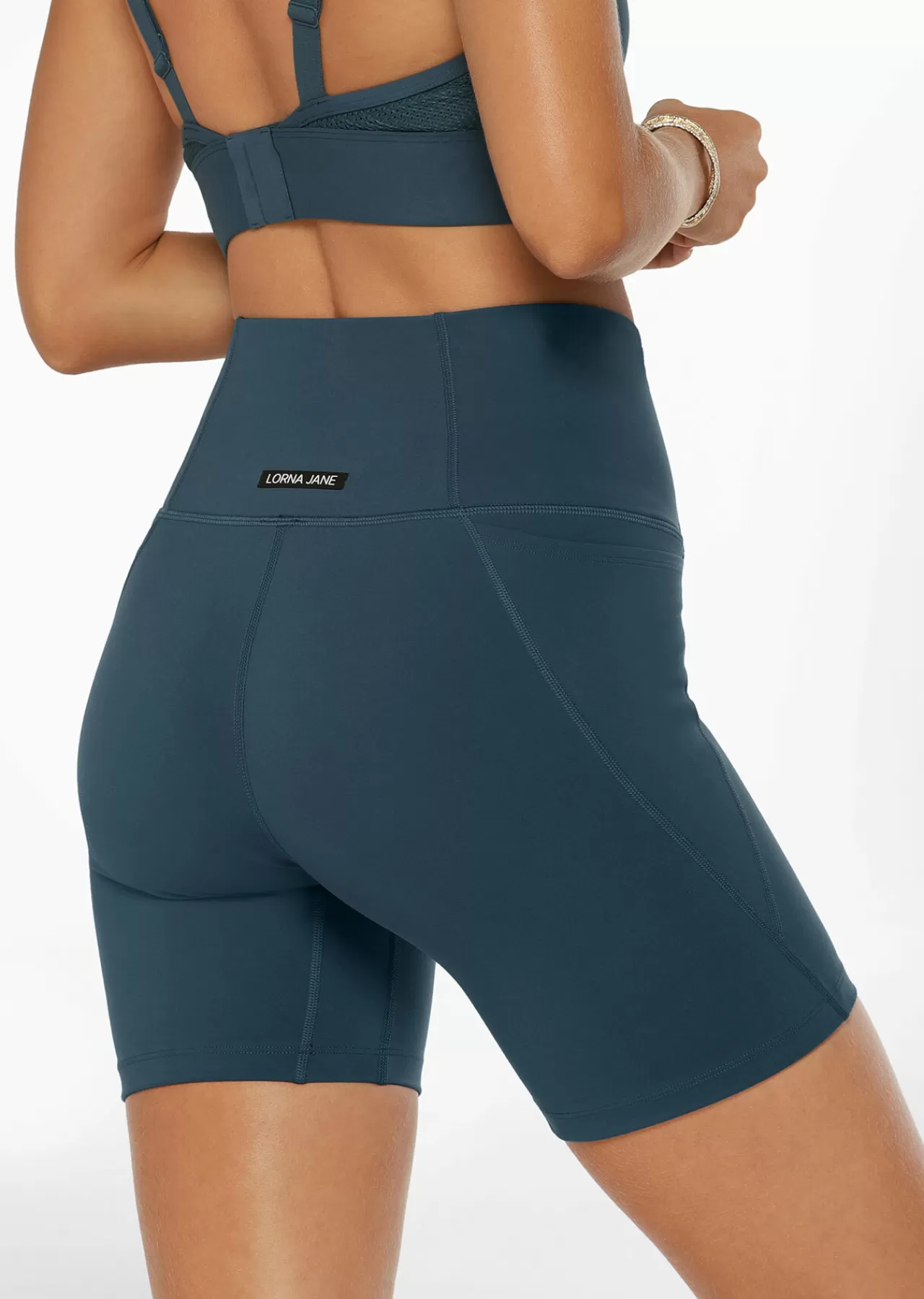 Women Lorna Jane Shorts>Hi-Fold No Ride Recycled Ride Bike Shorts