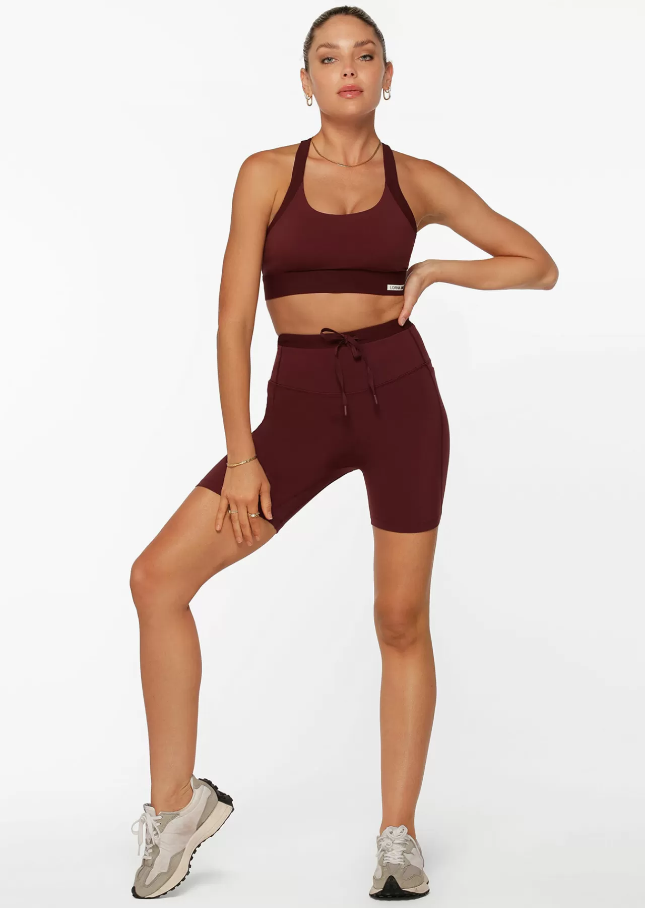 Women Lorna Jane Shorts>Keep Up Multi Pockets No Ride Bike Short
