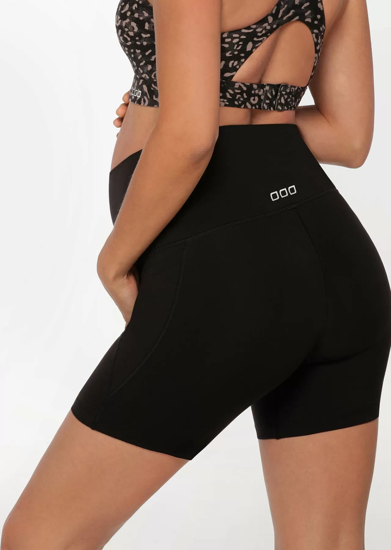 Women Lorna Jane Maternity>Lj Maternity Phone Pocket Bike Short