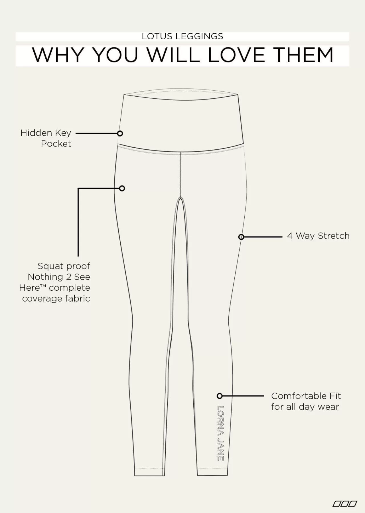 Women Lorna Jane Tights And Leggings>Lotus Full Length Leggings