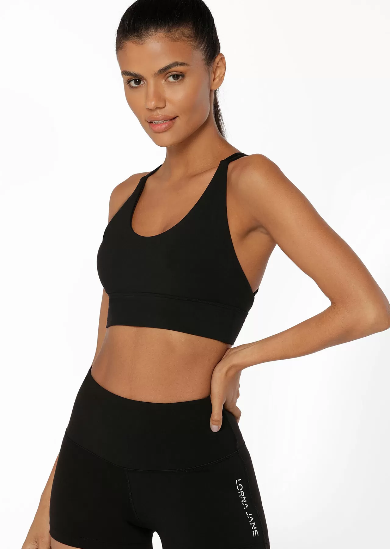 Women Lorna Jane Sports Bras>Lotus Longline Sports Bra
