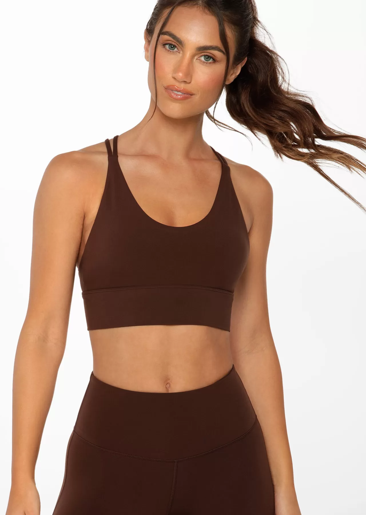 Women Lorna Jane Sports Bras>Lotus Longline Sports Bra