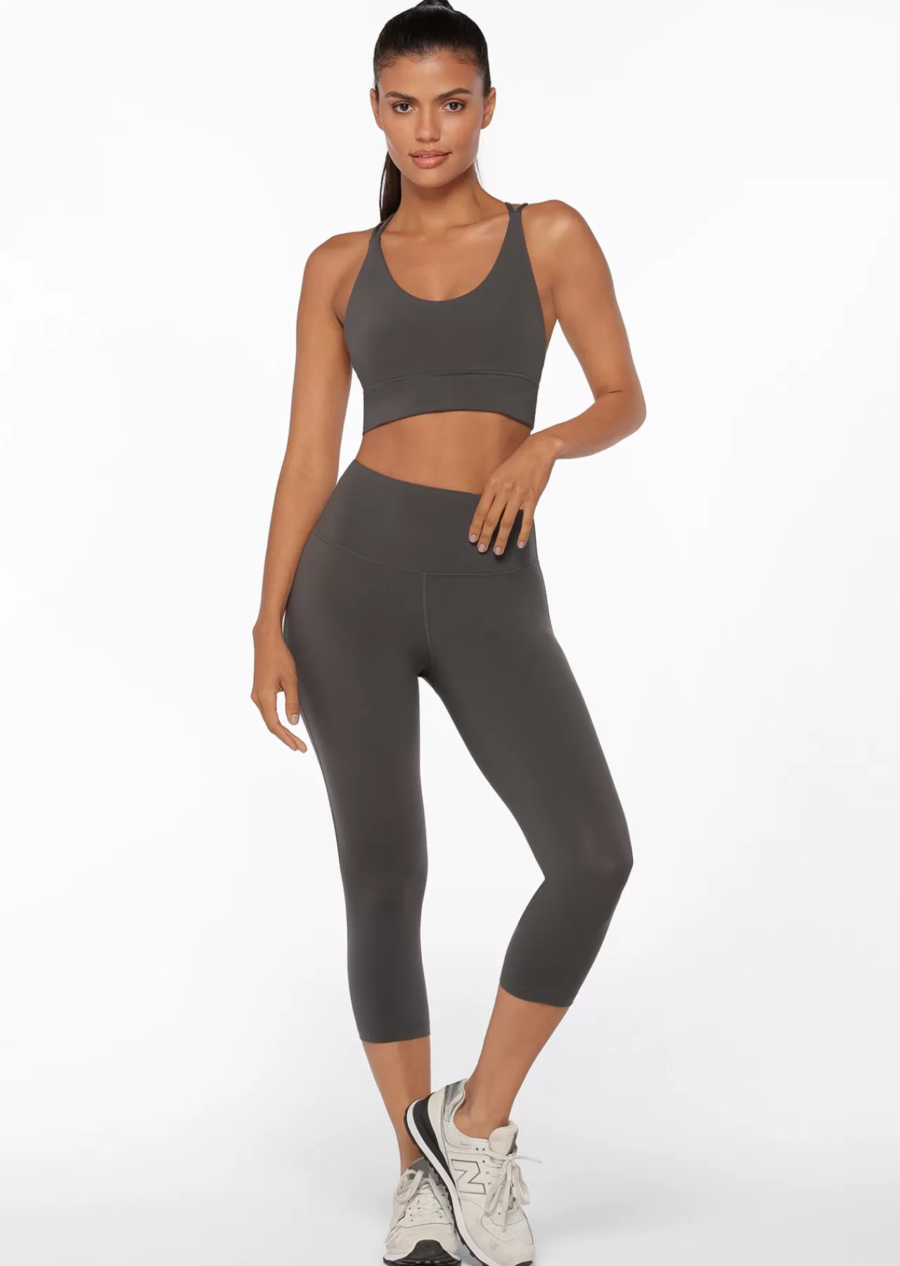 Women Lorna Jane Tights And Leggings>Lotus No Chafe 7/8 Leggings