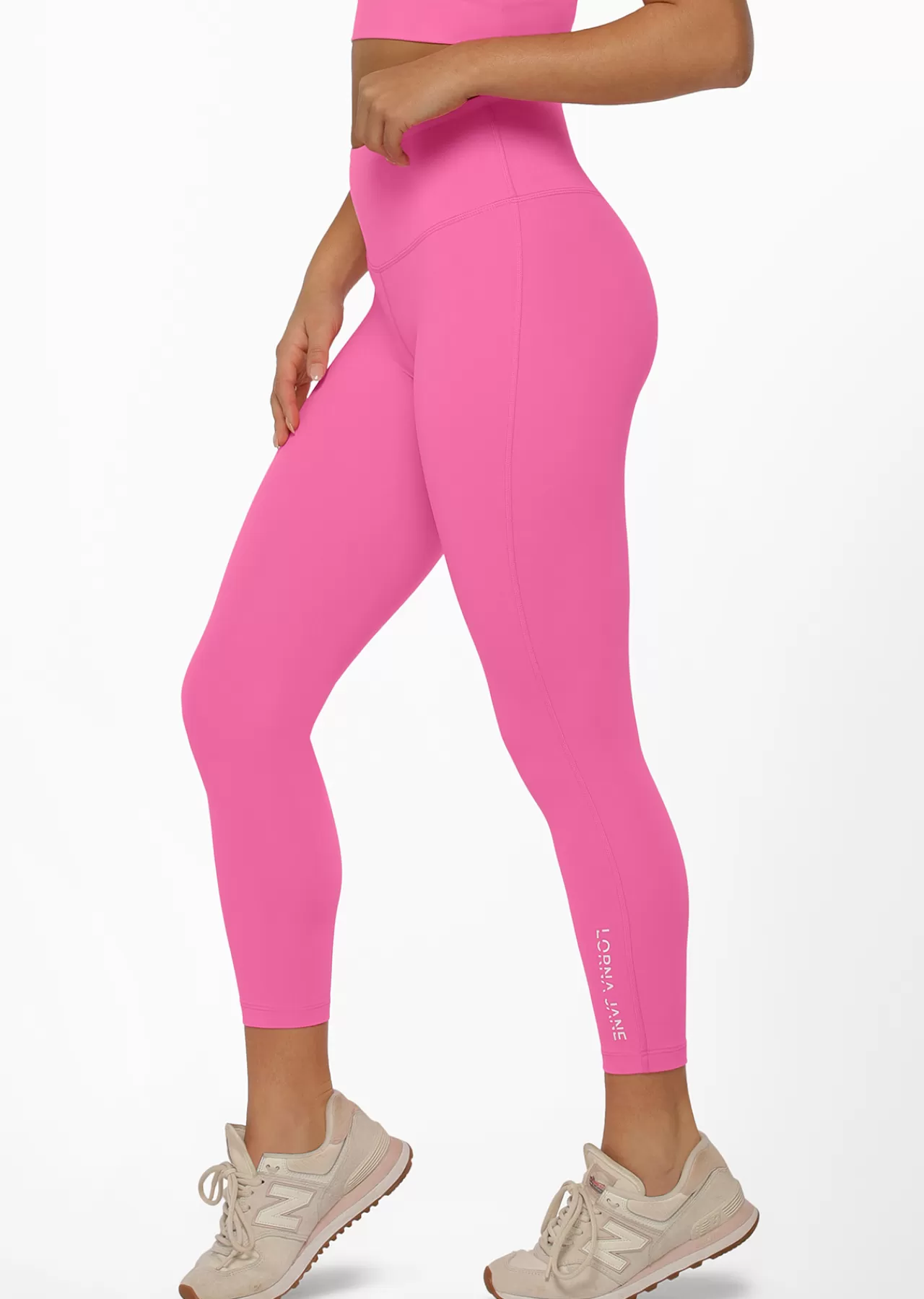 Women Lorna Jane Tights And Leggings>Lotus No Chafe Ankle Biter Leggings