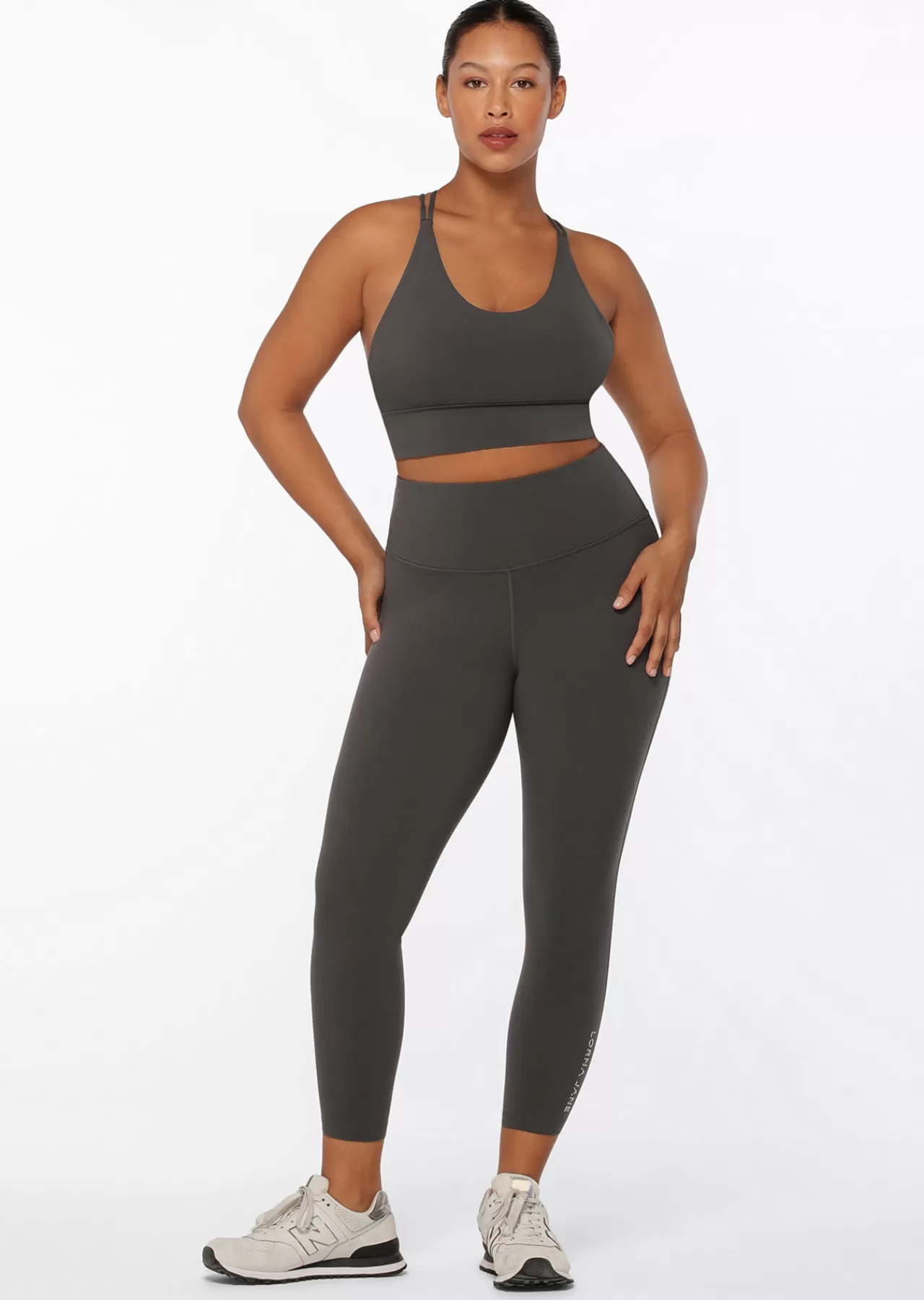Women Lorna Jane Tights And Leggings>Lotus No Chafe Ankle Biter Leggings