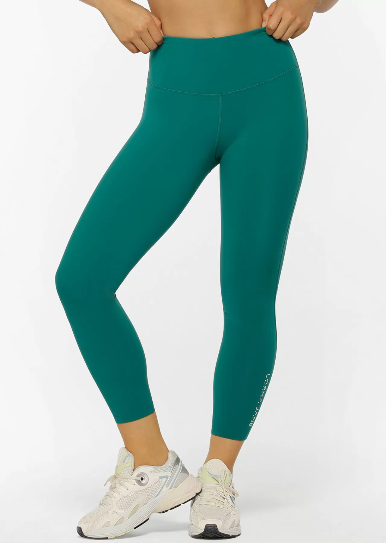 Women Lorna Jane Tights And Leggings>Lotus No Chafe Ankle Biter Leggings
