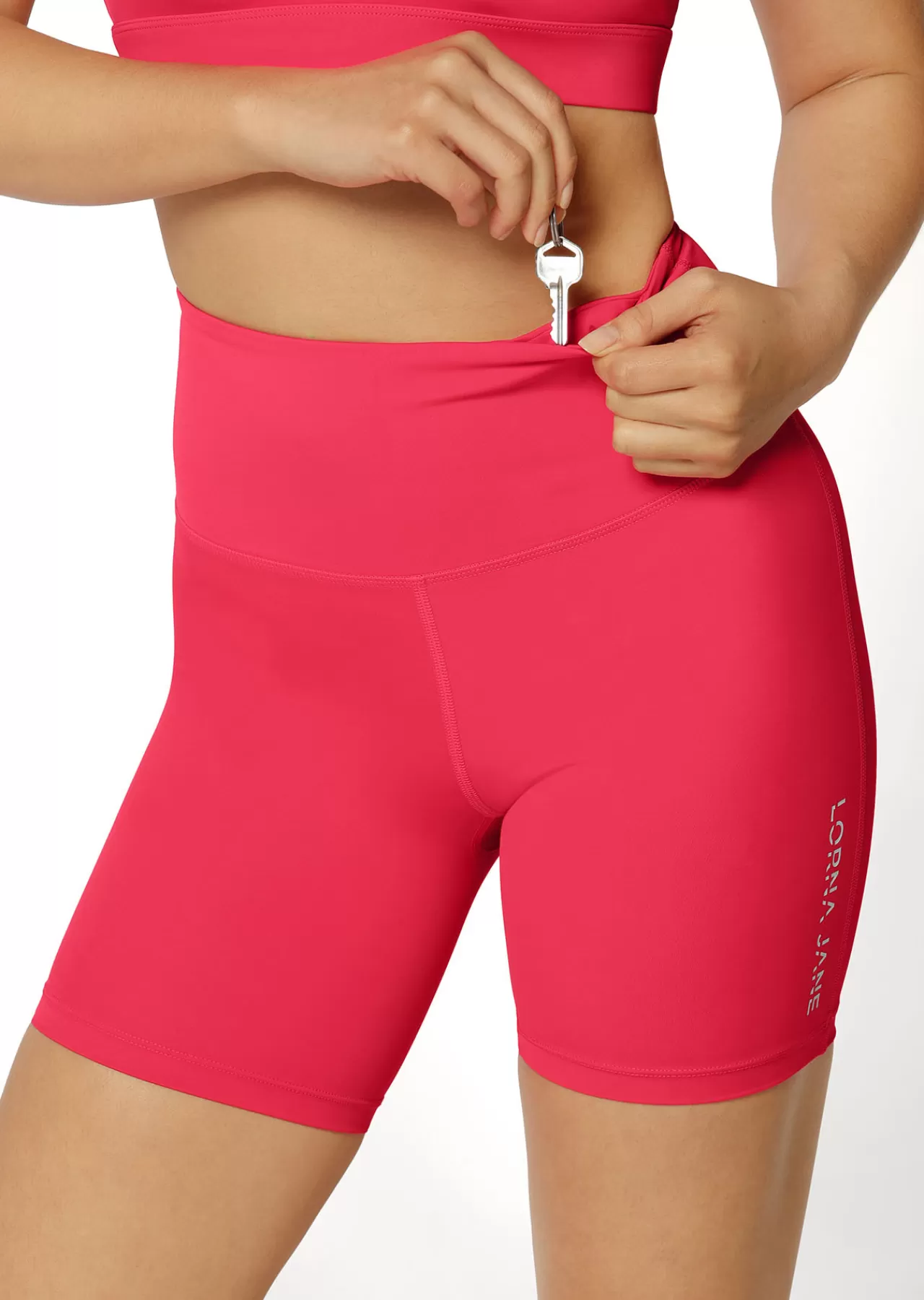 Women Lorna Jane Shorts>Lotus No Chafe Cool Touch Bike Short