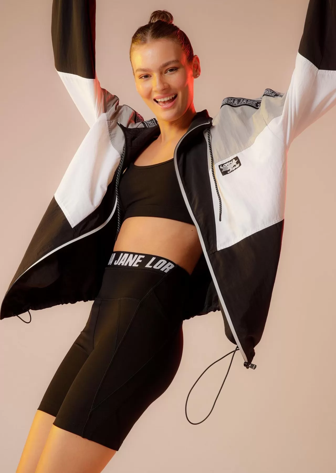 Women Lorna Jane Jackets, Hoodies And Sweats>Post Game Spray Jacket