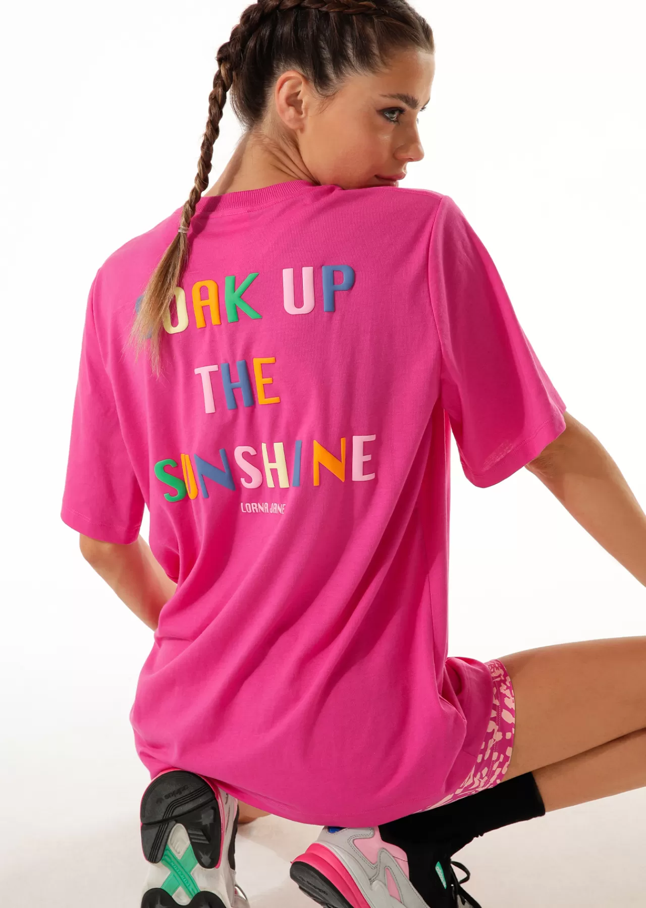 Women Lorna Jane Tops>Self Love Relaxed Tee