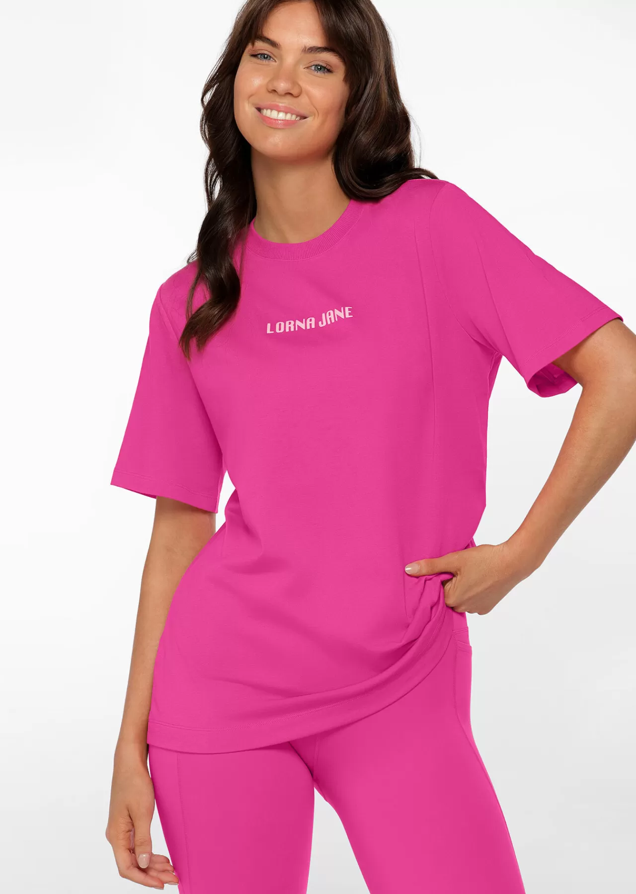Women Lorna Jane Tops>Self Love Relaxed Tee