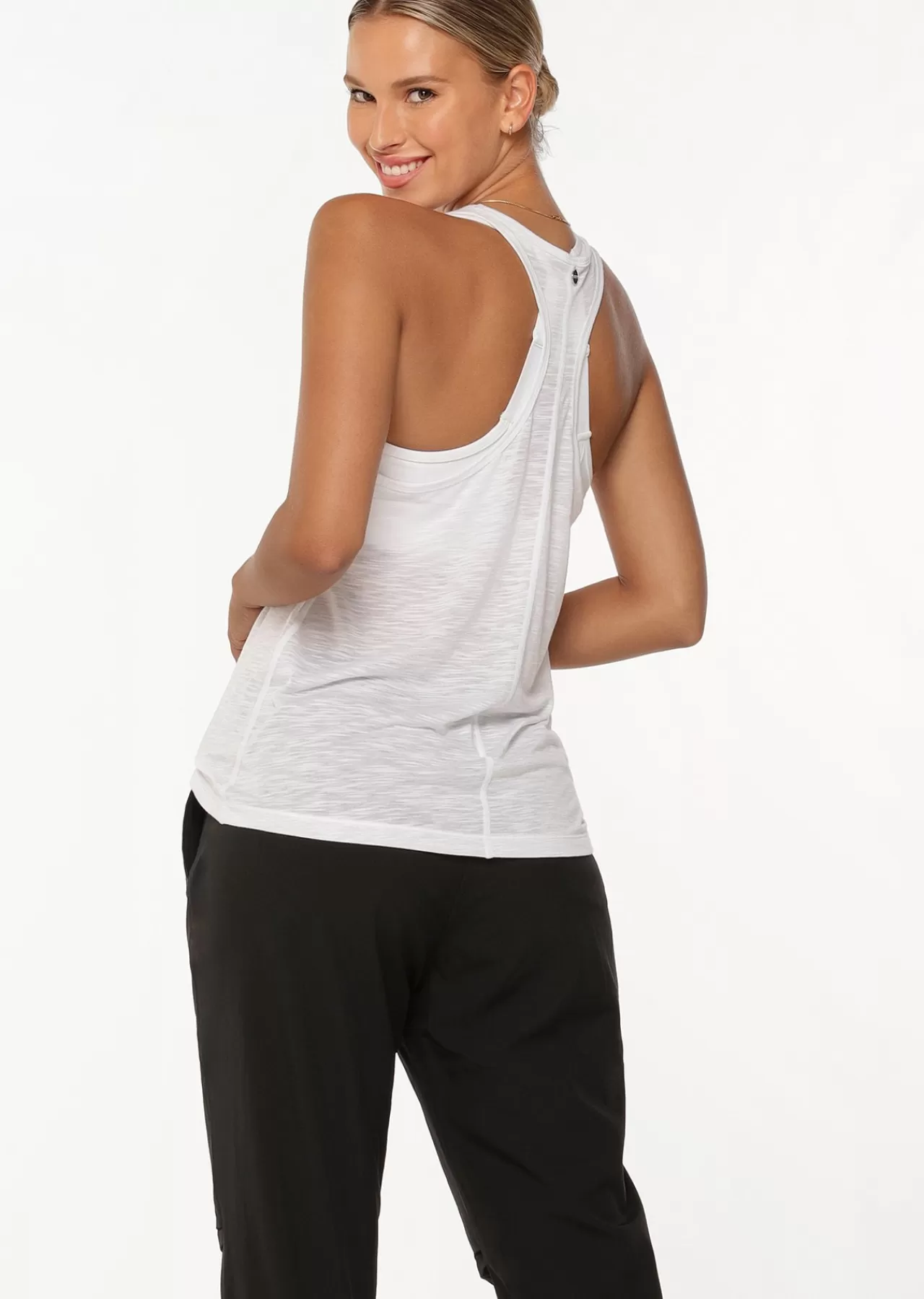 Women Lorna Jane Tanks>Slouchy Gym Tank
