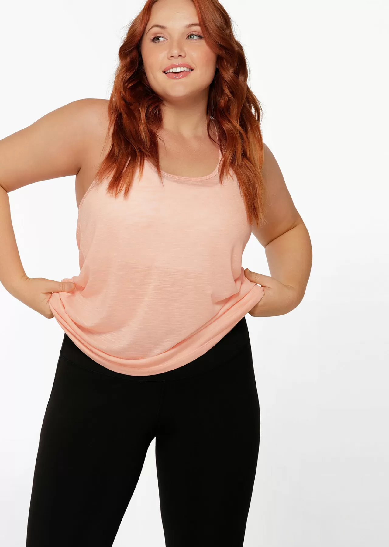 Women Lorna Jane Tanks>Slouchy Gym Tank