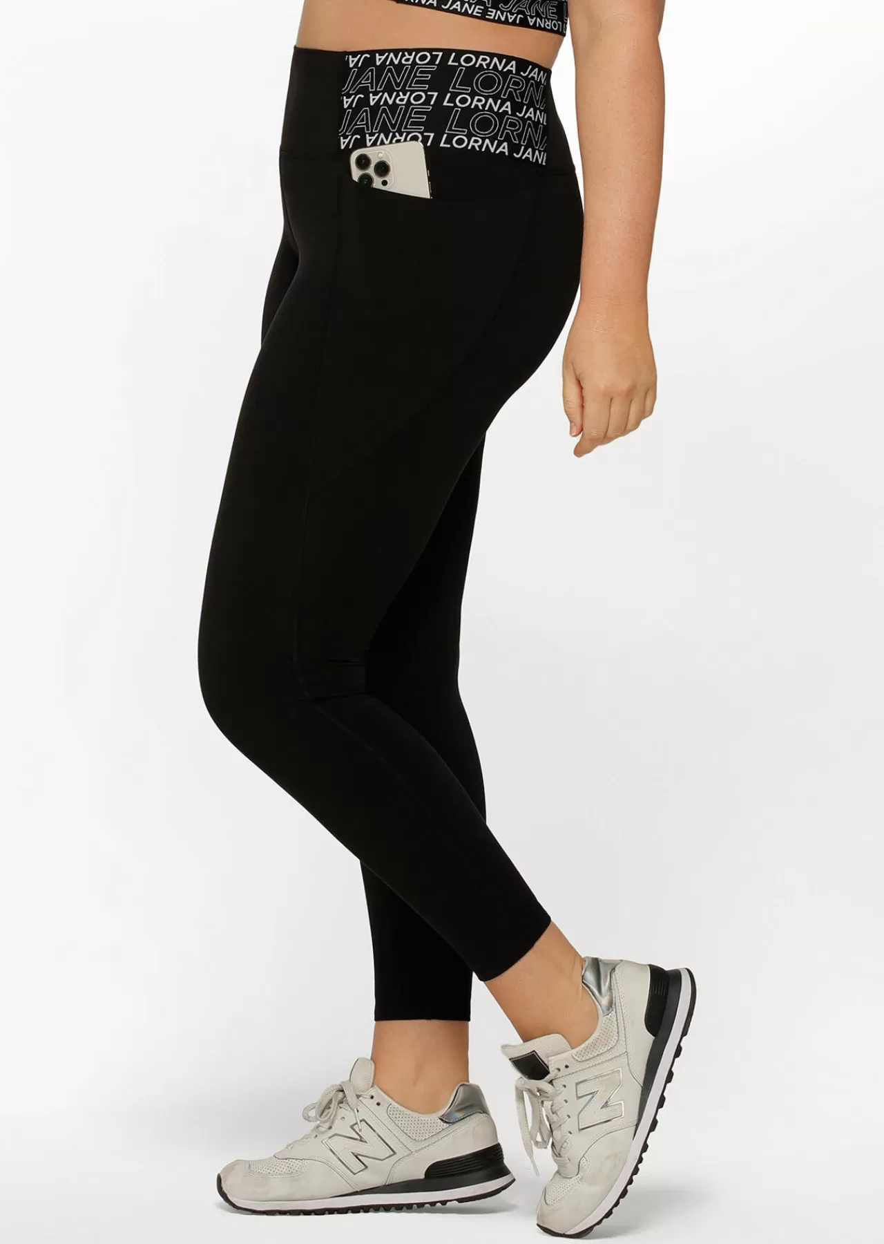 Women Lorna Jane Tights And Leggings>Superior Phone Pocket Ankle Biter Leggings
