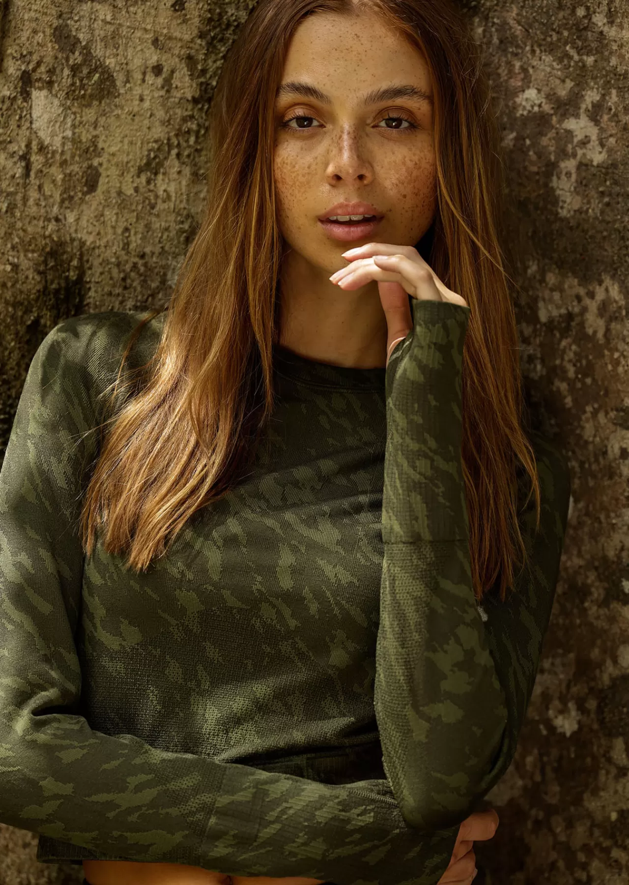 Women Lorna Jane Tops>Take A Hike Seamless Long Sleeve Top