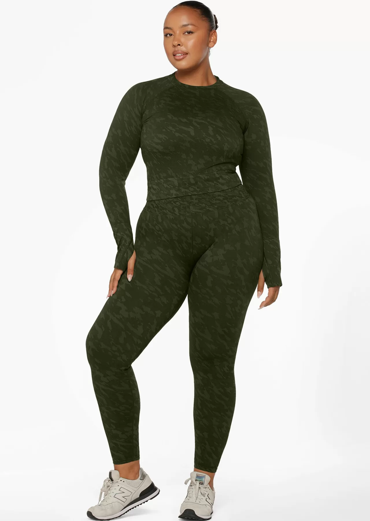 Women Lorna Jane Tops>Take A Hike Seamless Long Sleeve Top