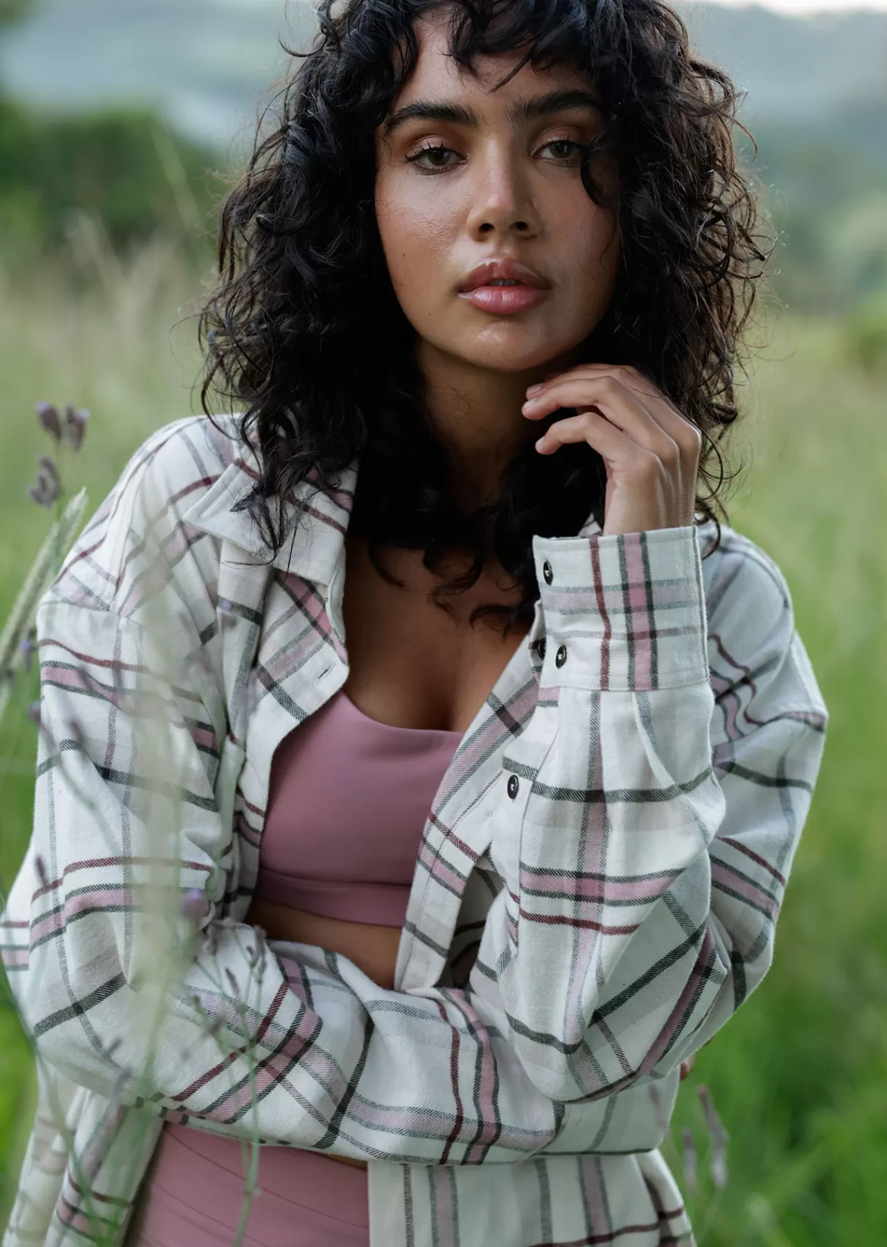 Women Lorna Jane Maternity>Throw Over Flannel Shirt