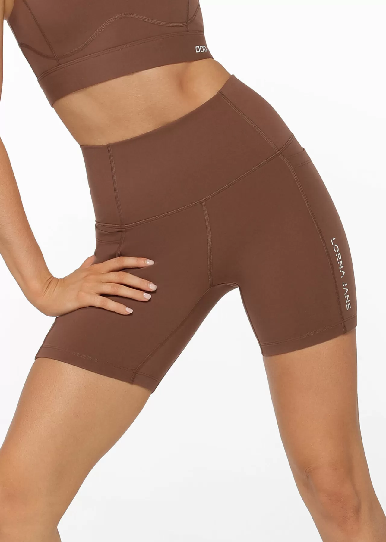 Women Lorna Jane Shorts>Trackside Phone Pocket Bike Short